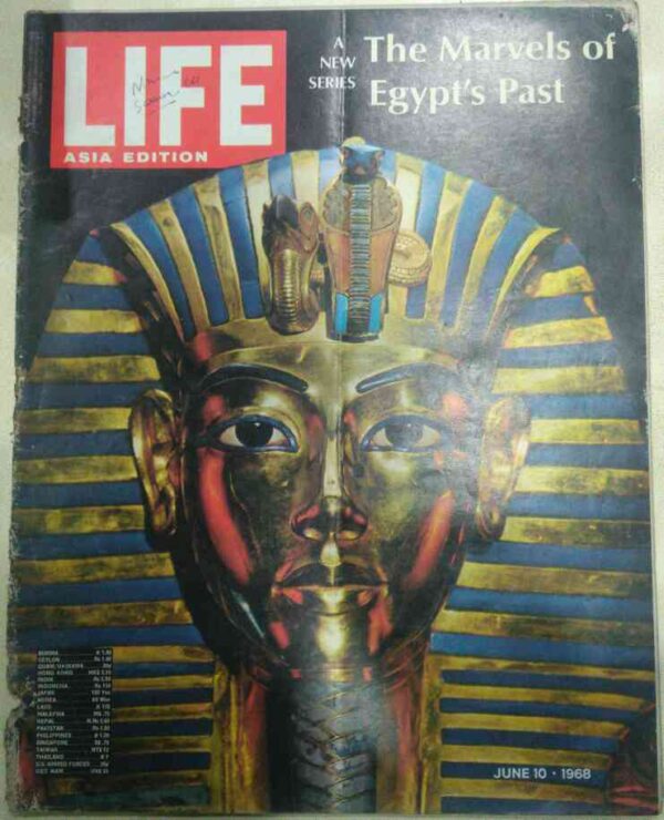 Life Asia Edition June10,1968 The Marvel of Egypt's Past