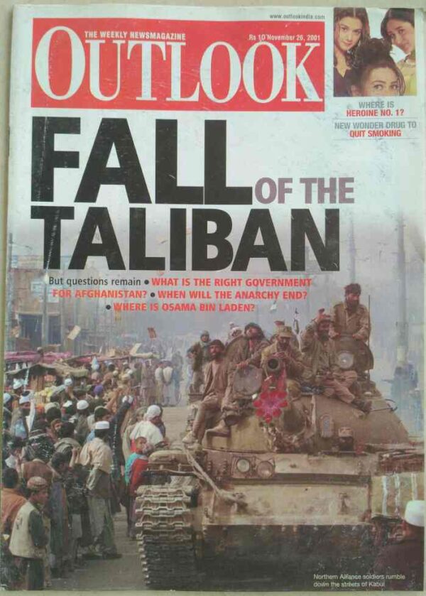 OutLook The Weekly NewsMagazine,November 2001 Fall of Taliban