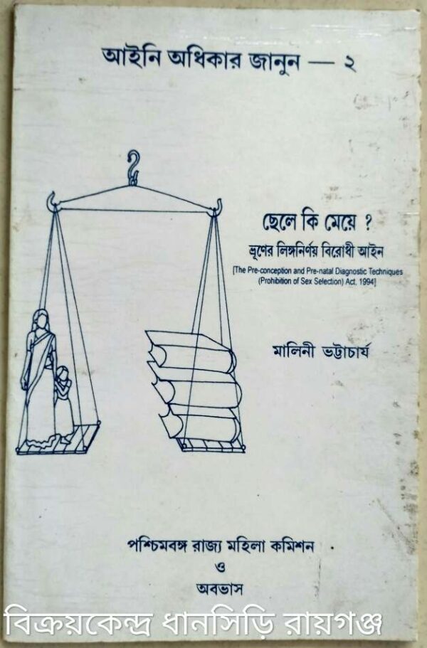 আইনি অধিকার জানুন -২ ছেলে কি মেয়ে ? -মালিনী ভট্টাচার্য