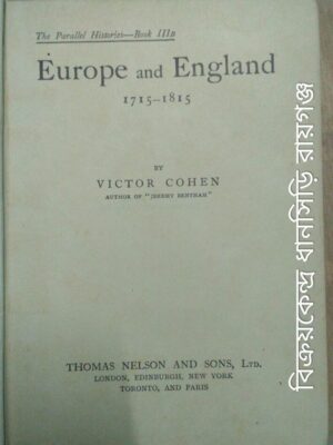 Europe and England 1715-1815 -By Victor Cohen