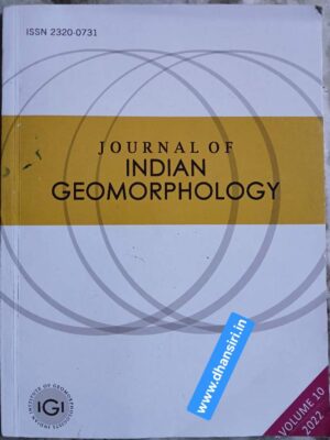 Journal Of Indian Geomorphology           -Volume 10,  2022