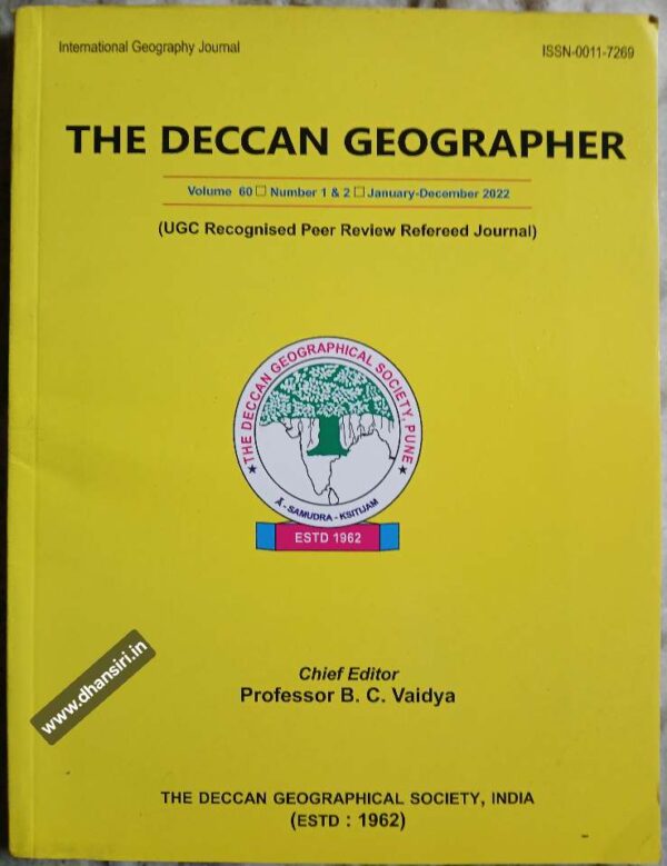 The Deccan Geographer           -January -December 2022